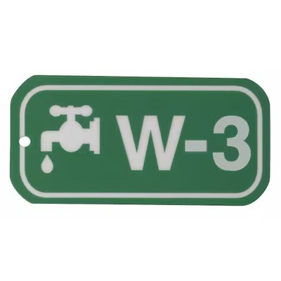 Brady 105646 Lockout Tag, None/ No Header, Polypropylene, 3 In Width, 1 1/2 In