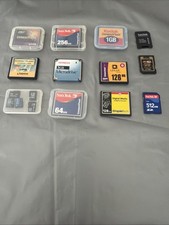 Unsearched Lot Of Sd Cards Lot Of 16 Unsearched Sd And Micro Sd Cards For Camera