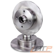 2x BREMSSCHEIBE VOLL Ø226 HINTEN FÜR VW CORRADO 1.8 2.0 GOLF 2 1.8 3 1H 1.6-2.0