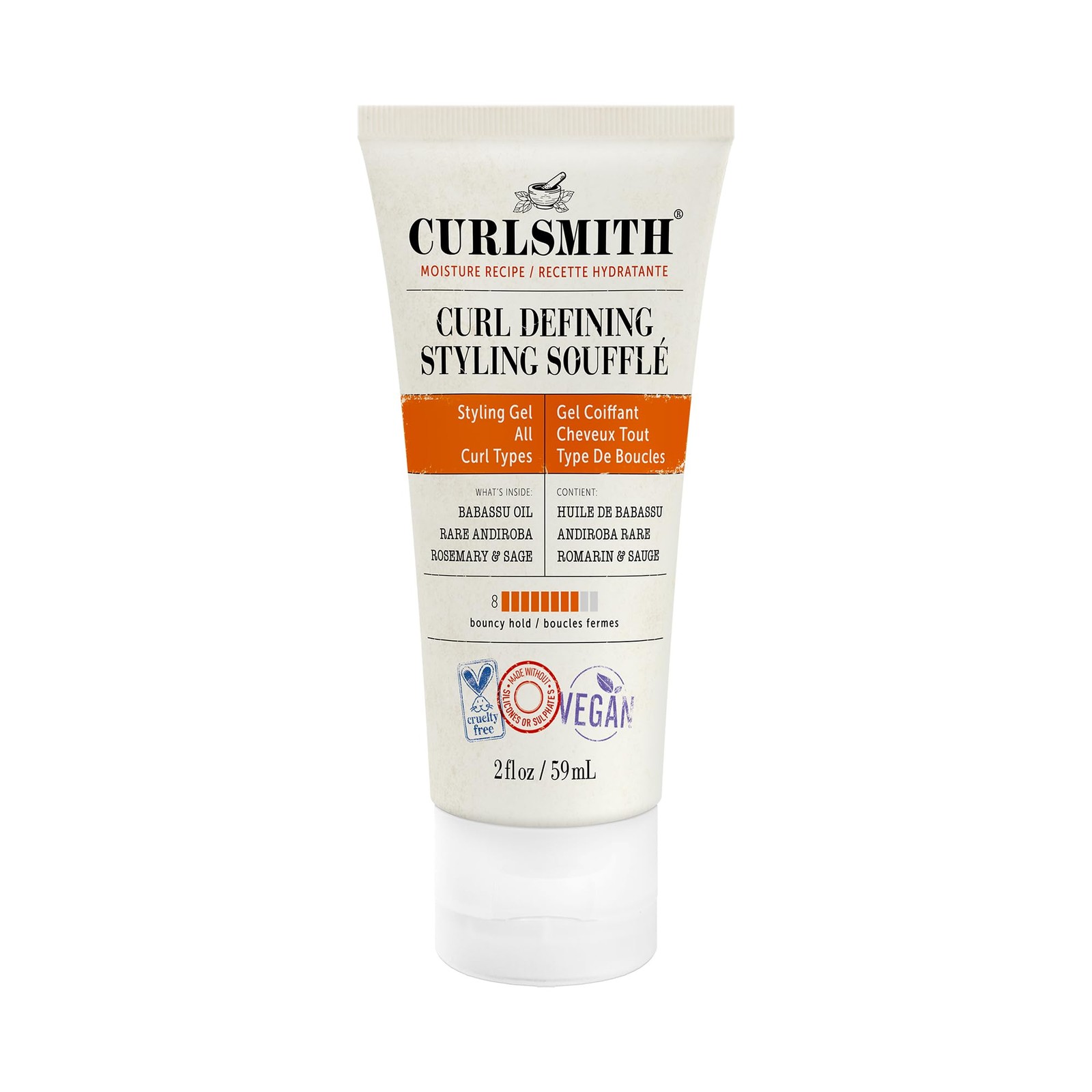 Curlsmith Curl Defining Styling Soufflé 59ml, White - Image 3