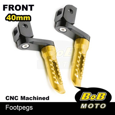 BOB 40mm Lower Rider Footpegs GOLD For Ducati 959 Panigale 16 17 18 19