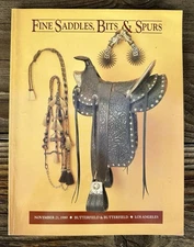 Butterfield & Butterfield Auction Catalog Nov. 1989 Fine Saddles Bits & Spurs