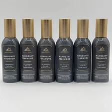 Bath & Body Works White Barn Mahogany Teakwood Fragrance Room Spray Lot of 6