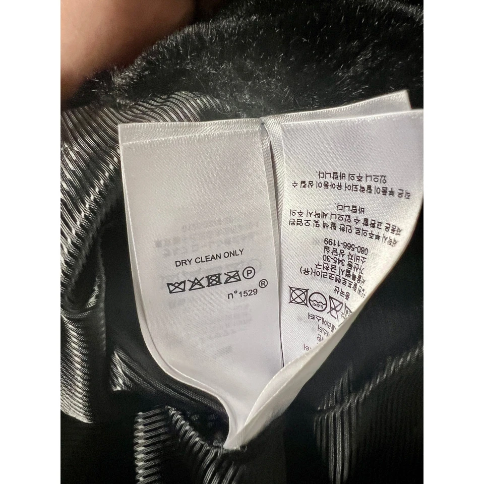 Chaqueta de moto Lauren Ralph Lauren para mujer negra de piel sintética talla L Foto 4 de 4