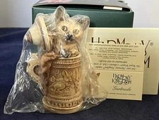 Harmony Kingdom ~ GERTRUDE ~ Cat in Stein~ UK Made Box Figurine ~NIB~V1~Bagged