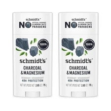 Schmidt'S Aluminum-Free Vegan Deodorant Charcoal & Magnesium with 48 Hour Odor P