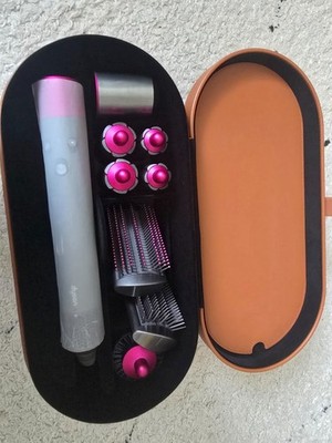 Dyson Airwrap Complete + Travelpouch Haarstyler - Anthrazit/Fuchsia (372299-01)