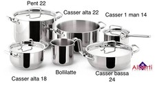 LAGOSTINA BATTERIA PENTOLE, SFIZIOSA 10 PZ INOX  INDUZIONE  ( PROMO ) (SORPRESA)