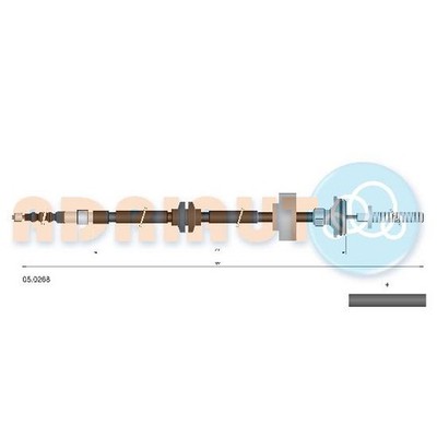 Adriauto Handbremsseil hinten links 34436870191 21020462