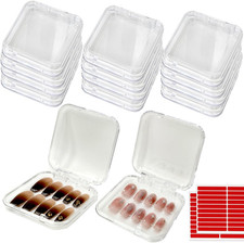 14 Pcs Press on Nail Packaging Box Press on Nail Storage Box for Press Ons with