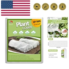 All-Purpose Floating Row Cover - 10ft x 30ft Plant Blanket for Winter Protection