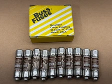 Lot Of 10x Bussmann KTK-R-20 Fuse Fast-Acting Current-Limiting