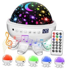 Baby Sound Machine with Night Light Projector - 30 Sounds White Noise Machine