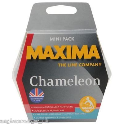 Maxima Chameleon 100m Verpackt / Alle Größen/Fischen Mono Line
