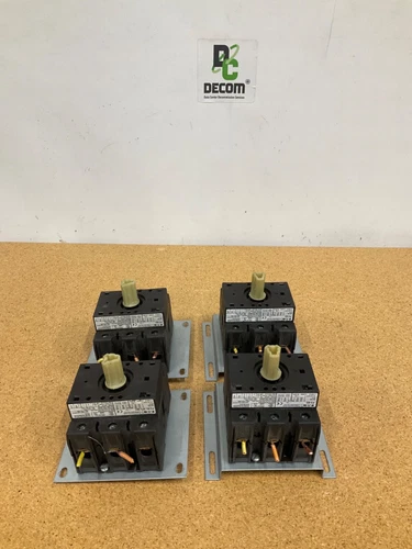 Lot of 4 Eaton P3-63 Manual Motor Controller Disconnect Switch -see description