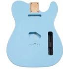 Daphne Blue Telecaster Compatible Guitar Body - 2 Piece Alder