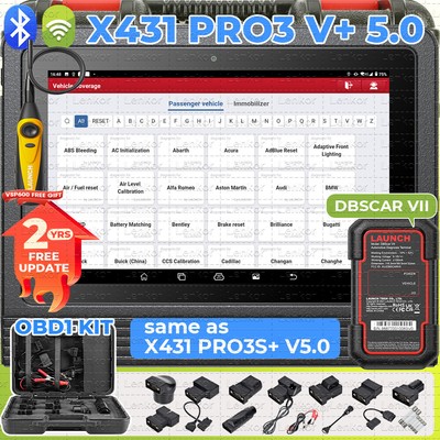 2024 LAUNCH X431 V+ 5.0 PRO3S+ Car Diagnostic Scanner Bidirectional Coding