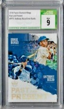 2018 Panini Diamond Kings Anthony Rizzo/ Ernie Banks Past and Present CSG 9