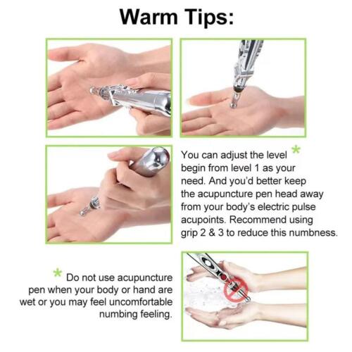 Electric Acupuncture Pen Pain Relief Point Massage Electronic Meridia Hot US New - Picture 18 of 25