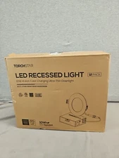 Torchstar Led Recessed Light 12 Pack 10W 4 Inch Color Changing Downlight C9