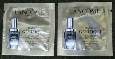 Two: Lancome Paris LANCÔME ADVANCED GÉNIFIQUE YOUTH ACTIVATING Sample 2 x 1 ml.