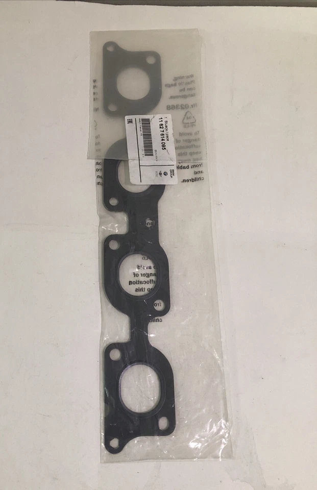 Junta colector escape BMW OEM 11-62-7-614-095 V8 550i 650i 750i Foto 2 de 4