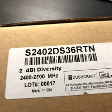 Cushcraft S2406DSPR72RTN Diversity Patch Antenna 2400-2500 MHz. 4 items