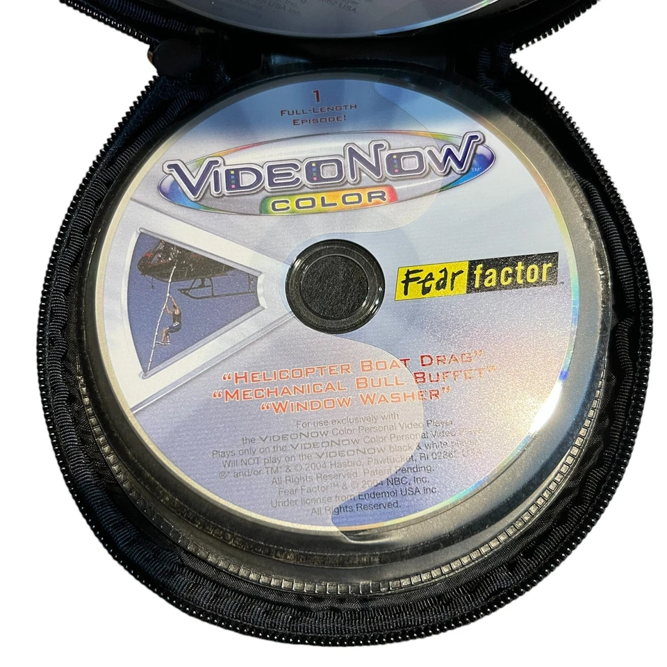 Lote De 8 Discos VideoNow Con Estuche Factor Miedo Bastante Extraño Padres Videos Divertidos Foto 4 de 4