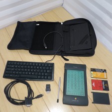 Apple Newton 2100 H0149 Case, Pen, Keyboard, CF Cards, Backlight  Sound Working