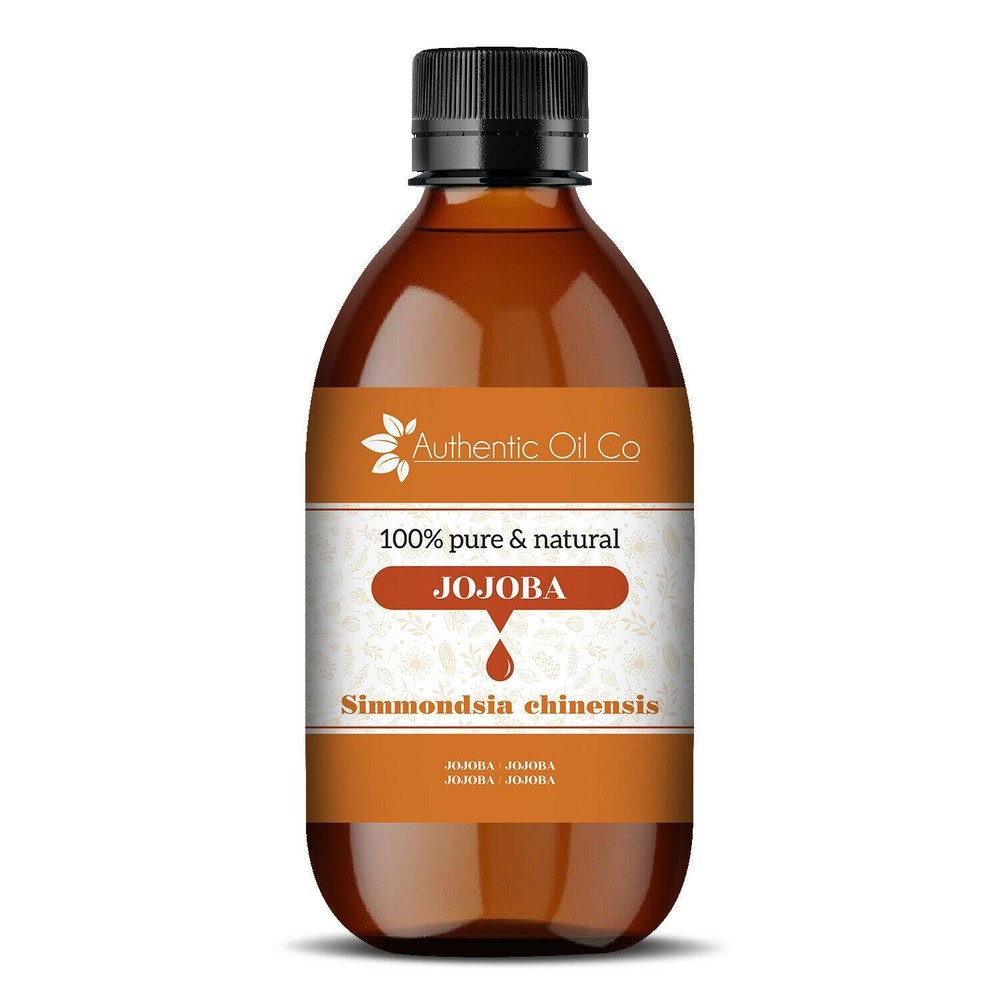 100% Pure Cold-Pressed Golden Jojoba Oil for Hair & Skin Beauty