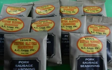 MILD #7 Old Plantation Breakfast Pan Sausage Seasoning AC Legg TEN BAGS 250 LBS