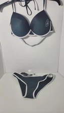 New York Jets 2 piece Swim-Suit Set Bra Size Bottom Medium