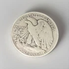 1944-E Liberty Walking Half Dollar Silver US Silver Coin Pluribus Unum