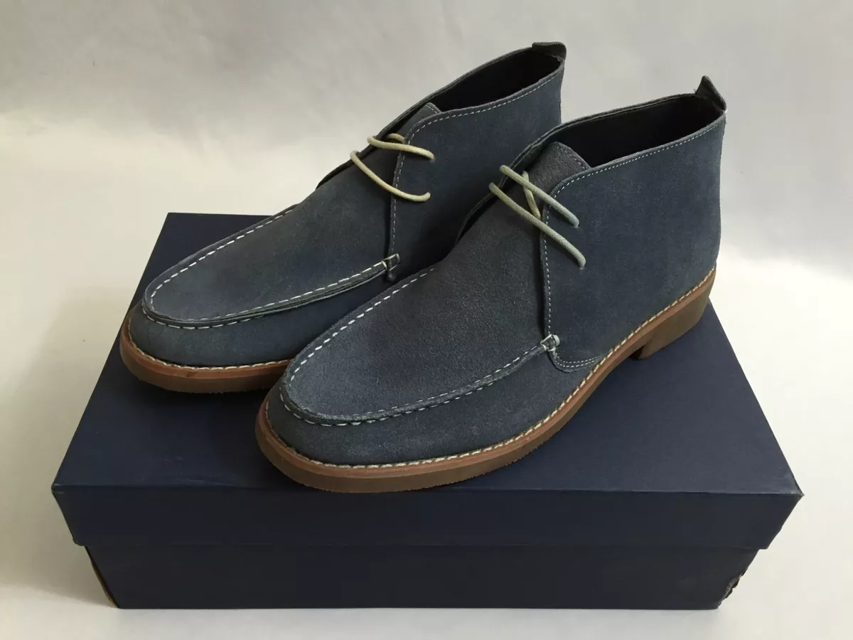 Joseph Abboud MEN S Winston Lace Up Slip On Shoes Loafers Boots Light Blue 11