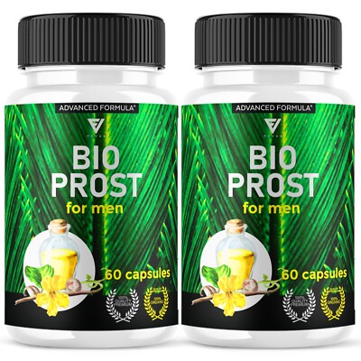 (2 Pack) Bio Prost Capsules BioProst Supplement Maximum Strength (120 Capsules)
