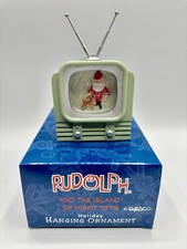 Rudolph And The Island Of Misfit Toys Enesco Santa On TV Orament 104288