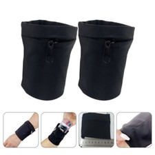 2 Pcs Sports Running Phone Holder Armband Lightweight Breathable Arm Pouch