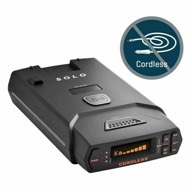 Escort SOLO 4 Cordless Radar Detector Black for sale online eBay