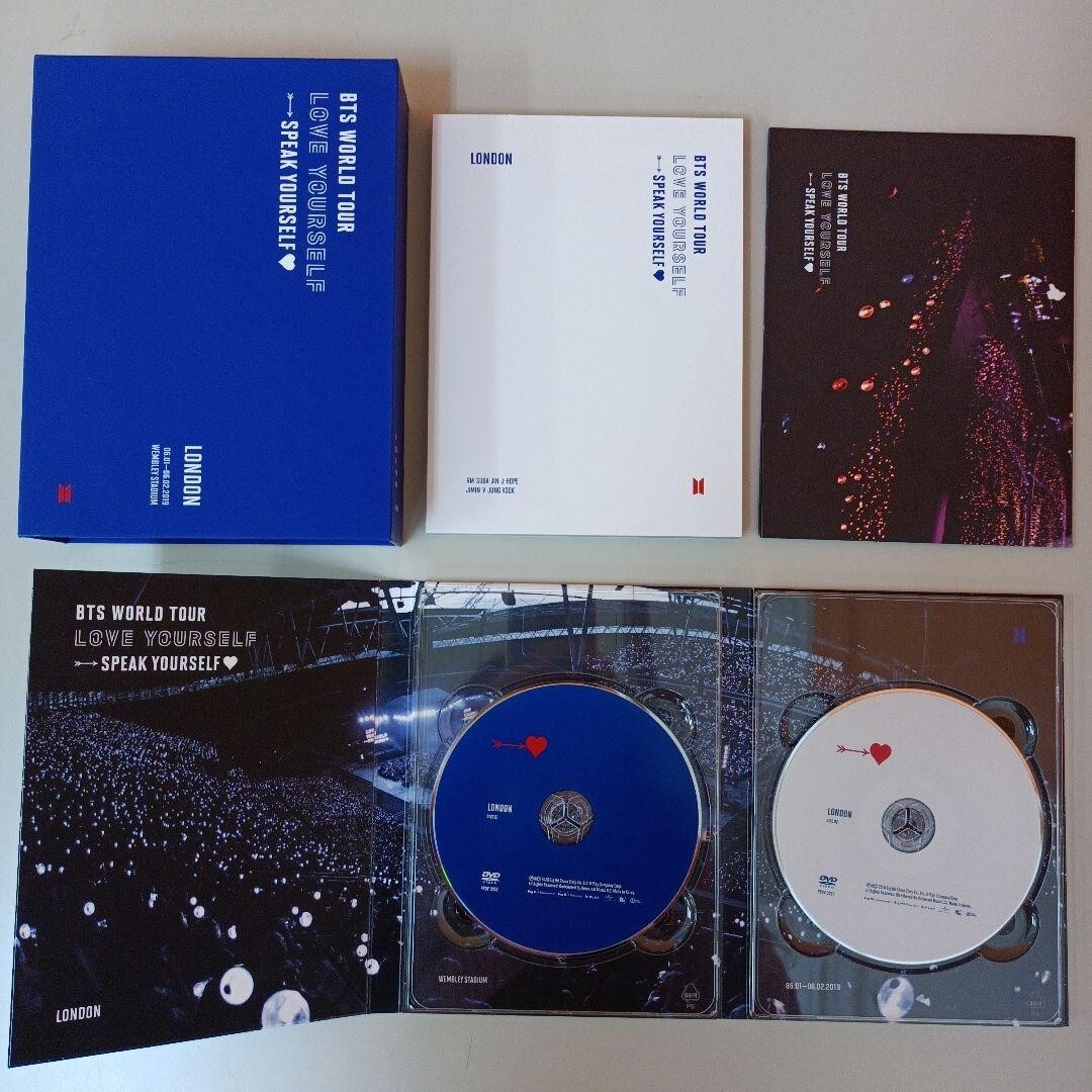 BTS World Tour Love Yourself Speak Yourself London DVD Set