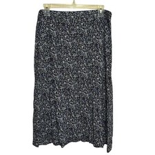 Vintage Studio Blue Floral Flared Skirt