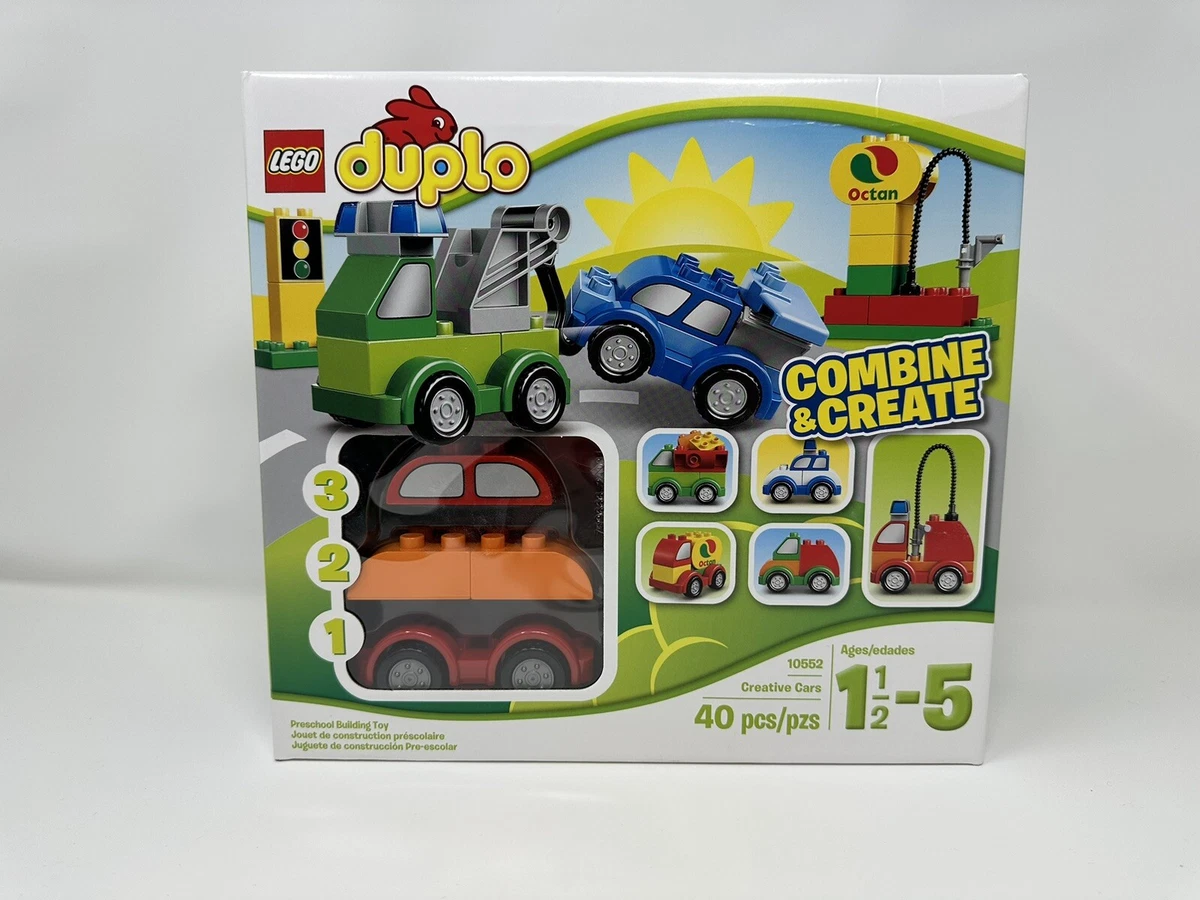 Lego Duplo Combine & Create Creative Cars Build Set 10552 Retired SEALED NEW