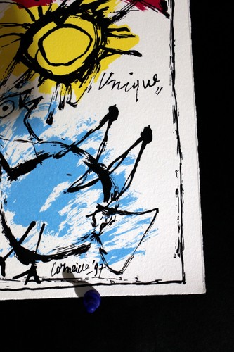 Corneille - Unique - Silkscreen -1997 - unnumbered and not signed - Picture 5 of 6