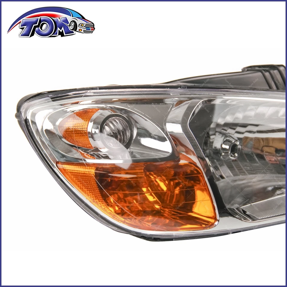 Headlamp Assembly For 2007-2009  Kia Spectra Right Clear Lens With Halogen Bulb - Image 3 of 4