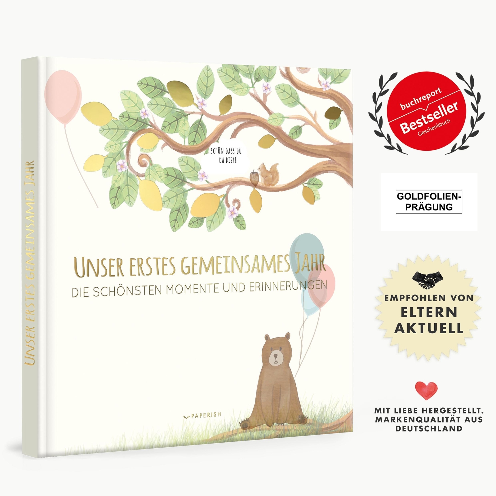 Thumbnail - Babyalbum - Unser Erstes Gemeinsames Jahr | Pia Loewe | Buch | 72 S. |