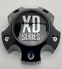 USED KMC XD Series Gloss Black Wheel Center Cap SCREWS NOT INCLUDED 1079L121GB