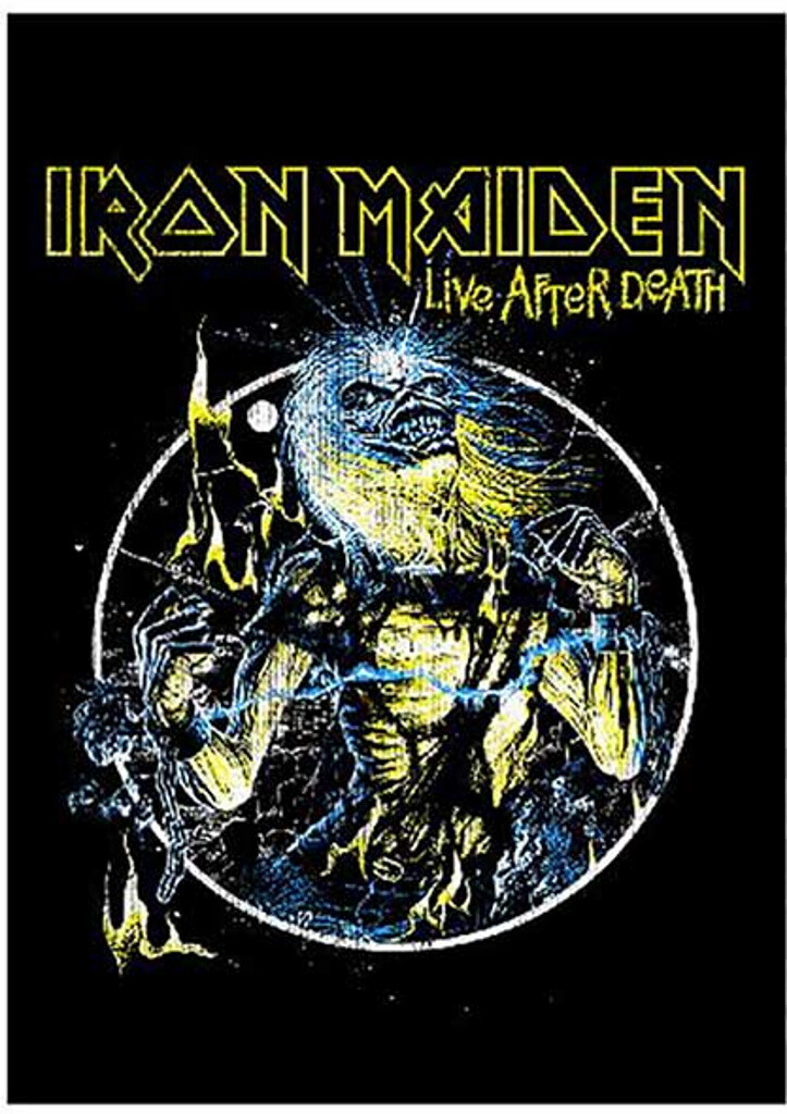 Iron Maiden Live After Death サイン入り Iron Maiden Live After Death Vinyl Record | eBay