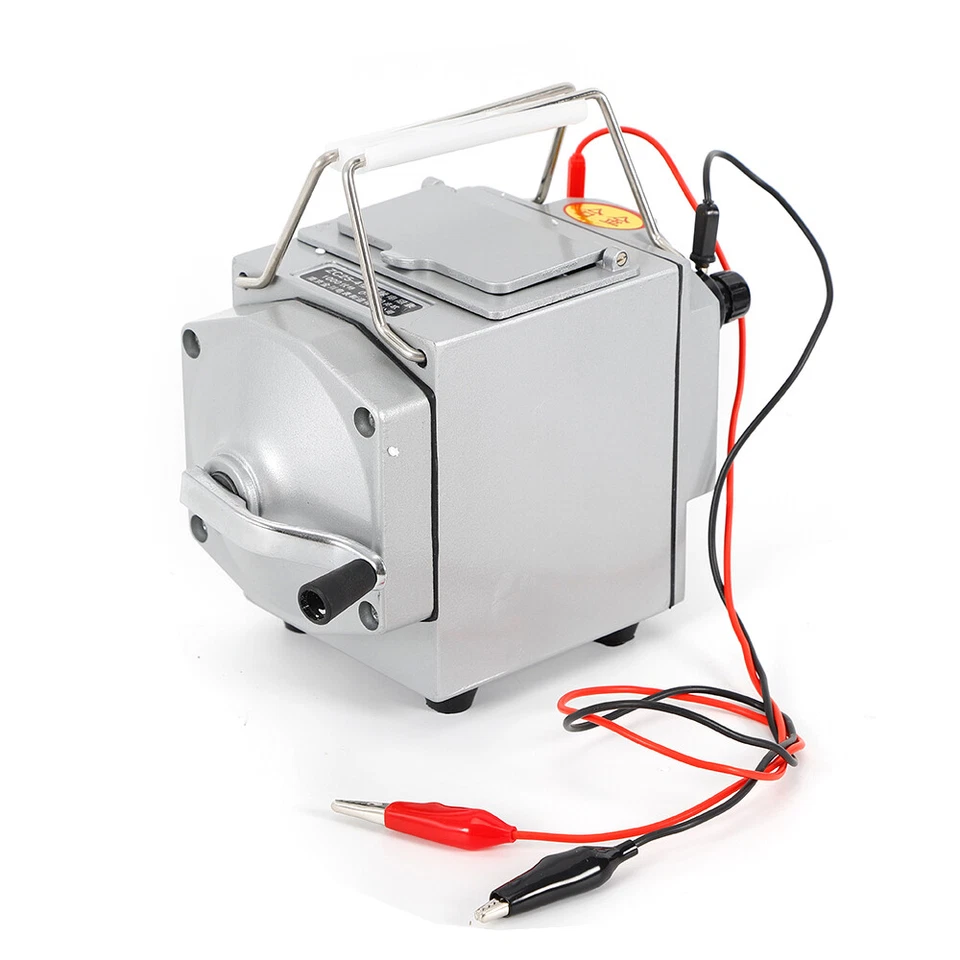 Megohmímetro 1000V Probador de Resistencia de Aislamiento Manivela Megger 1000MΩ Foto 2 de 4