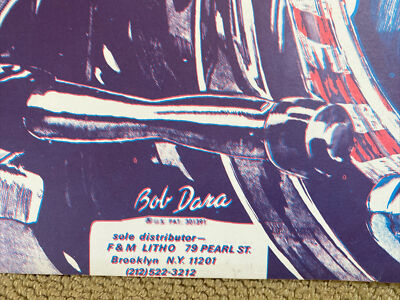 Richard Nixon Chopper Poster Original Vintage Bob Dará Agnew