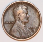 1915-S Lincoln Cent - Very Good - #4987 - FREE SHIPPING
