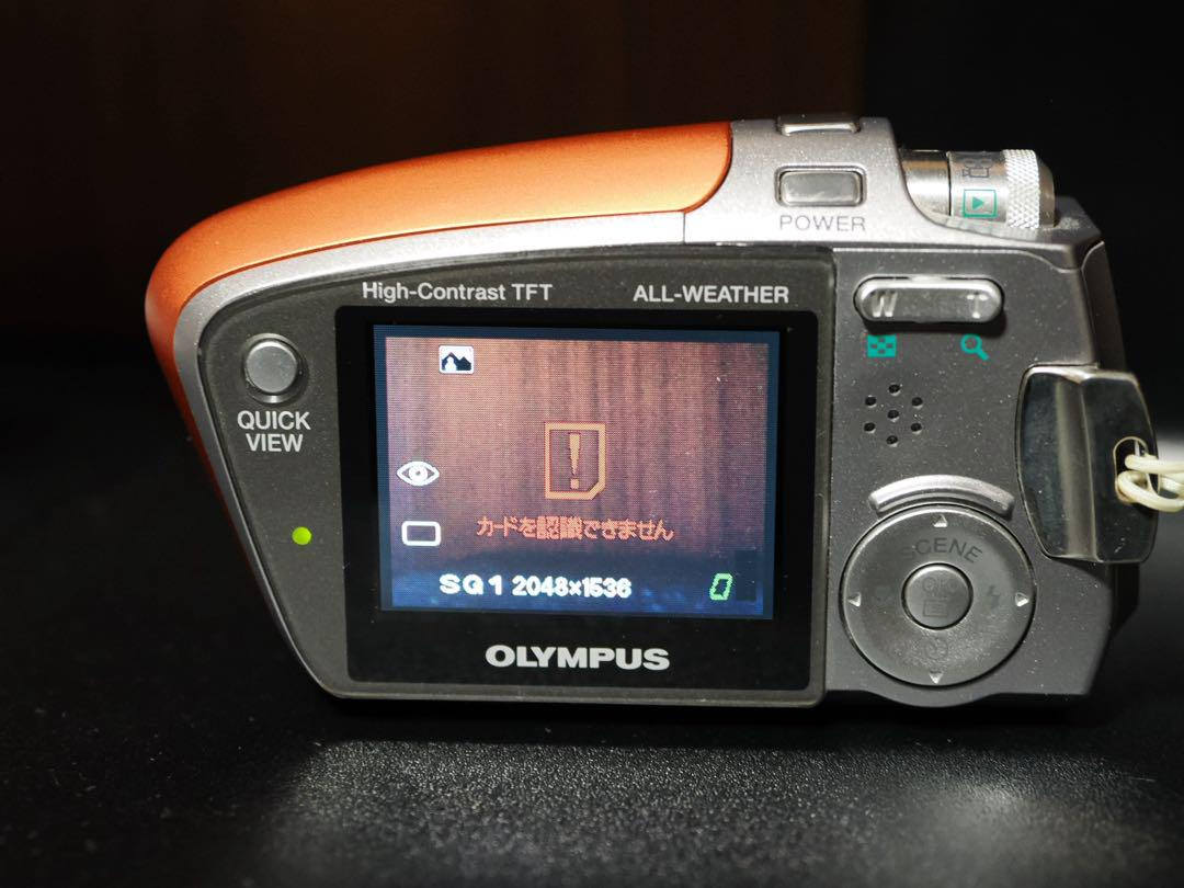 OLYMPUS μ-mini xD card 256MB included Orange Compact Digital